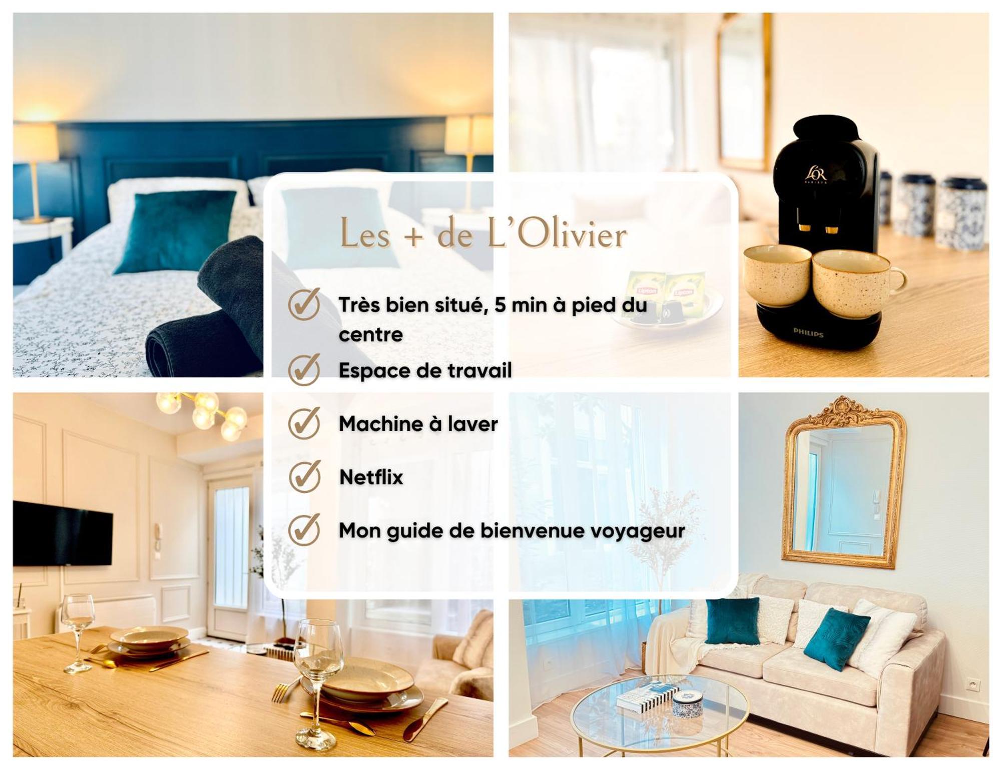 Ferienwohnung L'Olivier - Netflix - Bureau - Proche Centre Troyes Exterior foto